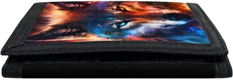 GLUDEAR Kids Boys Girls Wallet Trifold Youth Wallet Coin Pocket Card Holders Outdoor Novelty Wallet Money Organizer,Cool Wolf - Image 5